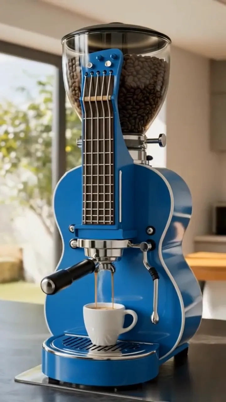 🔥Limited Time Offer💖Bold Design Guitar Coffee Maker
