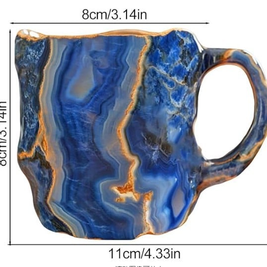 (🌲Early Christmas Sale ) ✨️2024 New Mineral Crystal Coffee Mugs