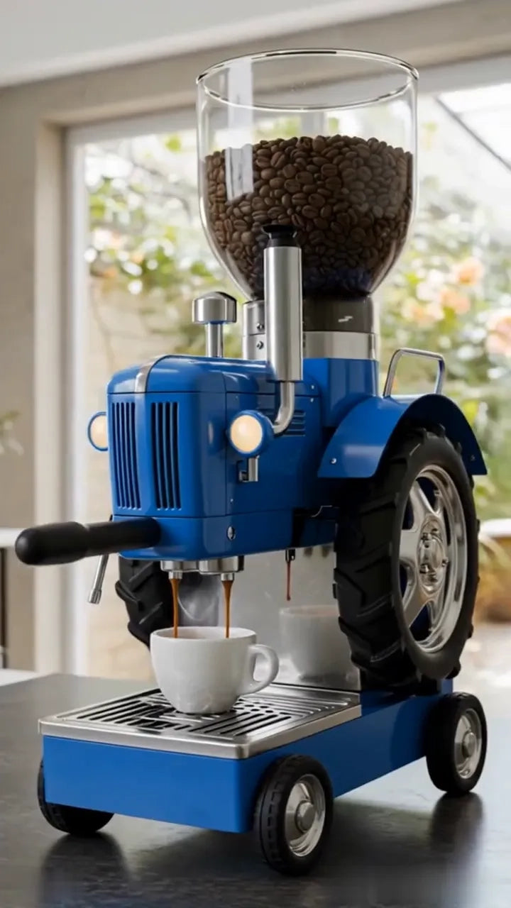 🔥Limited Time Offer💖Bold Design tractor Coffee Maker