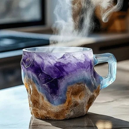 (🌲Early Christmas Sale ) ✨️2024 New Mineral Crystal Coffee Mugs