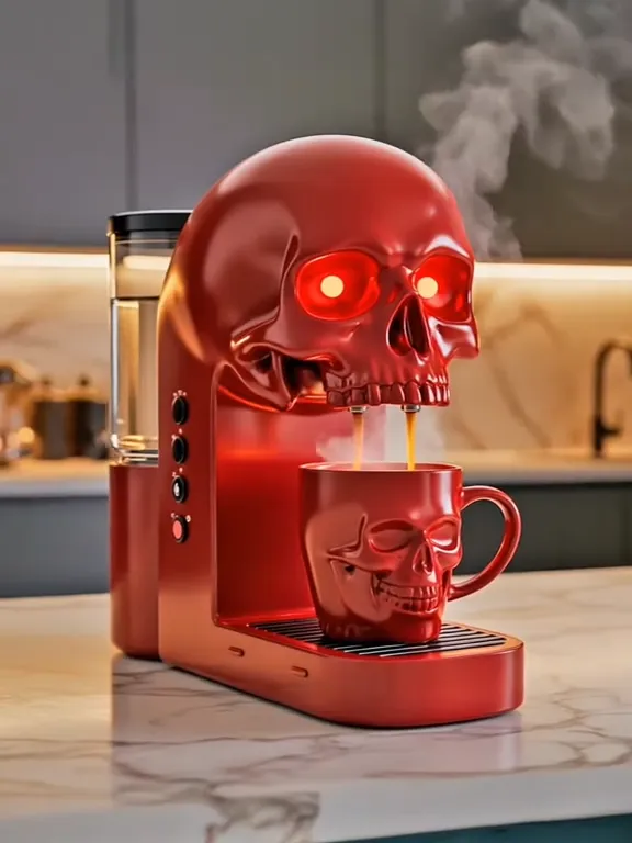🔥Limited Time Offer💖Skull Coffee Makers(Includes skeleton coffee cup)