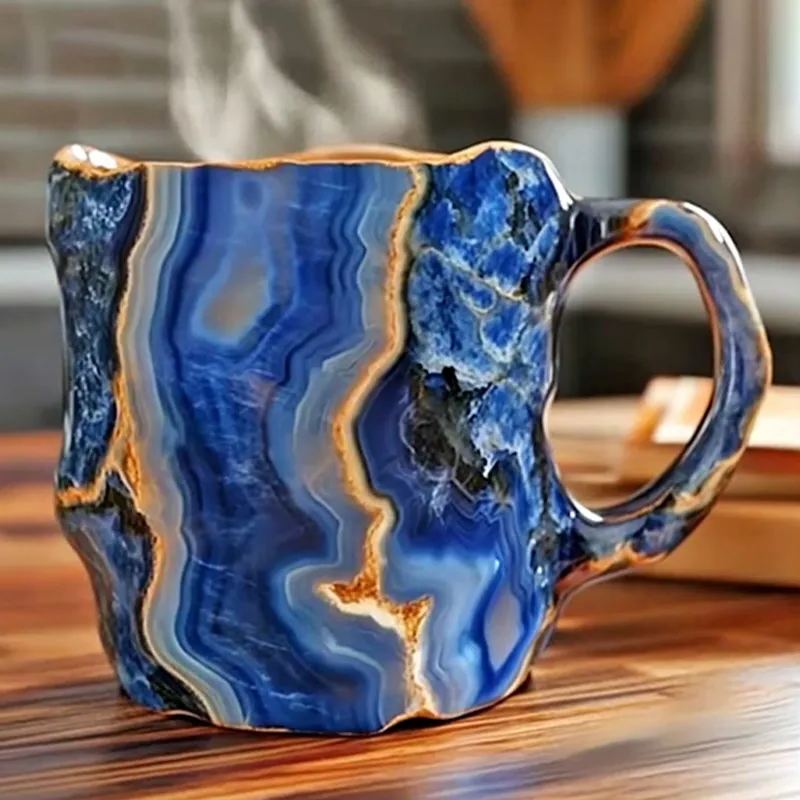 (🌲Early Christmas Sale ) ✨️2024 New Mineral Crystal Coffee Mugs