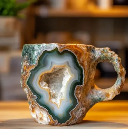 (🌲Early Christmas Sale ) ✨️2024 New Mineral Crystal Coffee Mugs