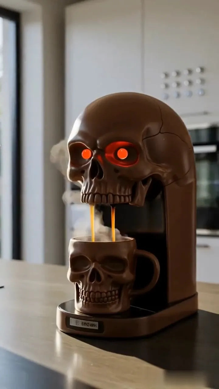 🔥Limited Time Offer💖Bold Design Skull Coffee Maker