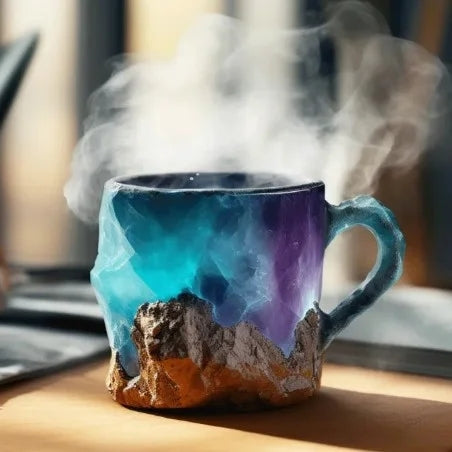 (🌲Early Christmas Sale ) ✨️2024 New Mineral Crystal Coffee Mugs