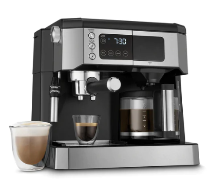 All-in-one combo coffee and espresso machine