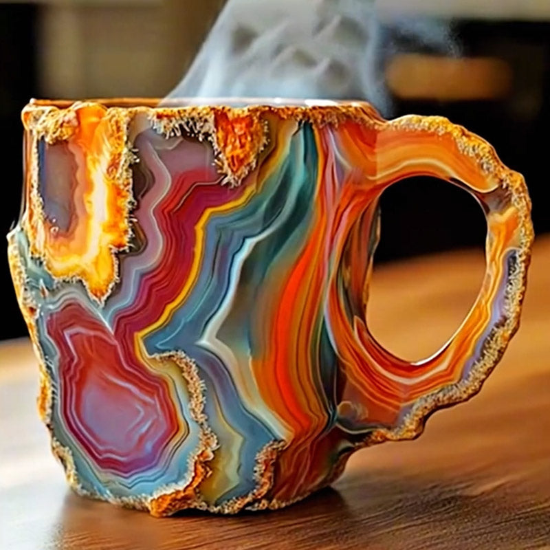 (🌲Early Christmas Sale ) ✨️2024 New Mineral Crystal Coffee Mugs