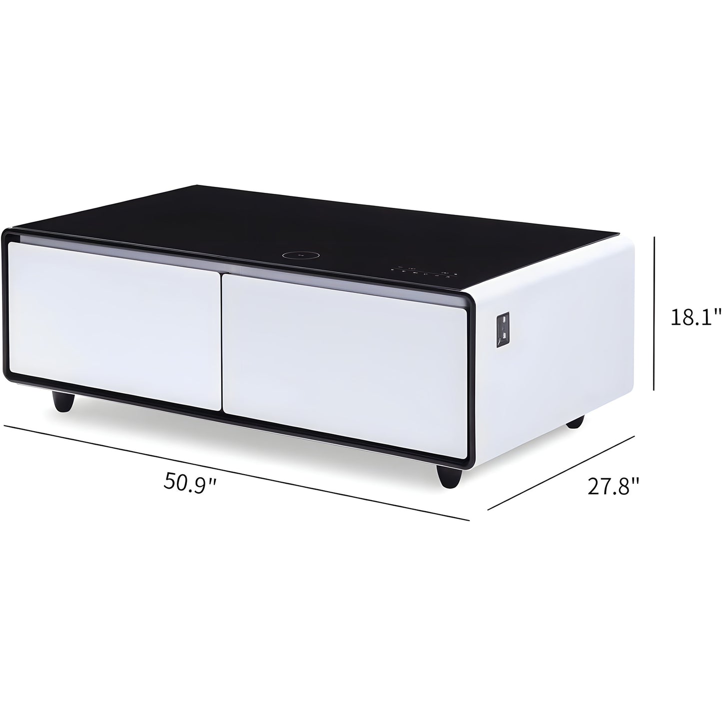 Modern Smart Coffee Table With Built-in Fridge