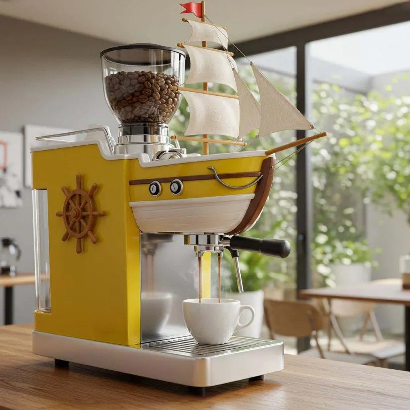 🔥Limited Time Offer💖Bold Design Pirate Ship Coffee Maker
