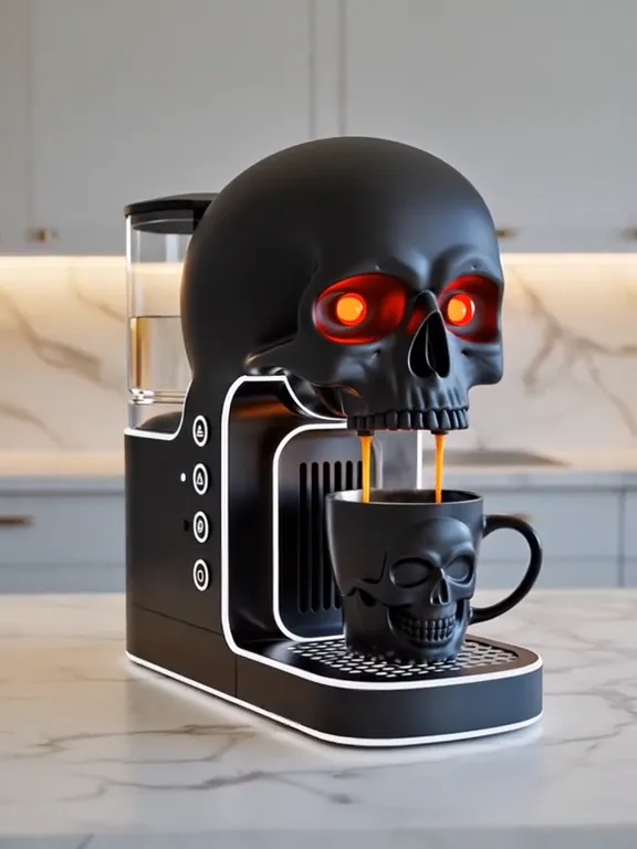 🔥Limited Time Offer💖Skull Coffee Makers(Includes skeleton coffee cup)