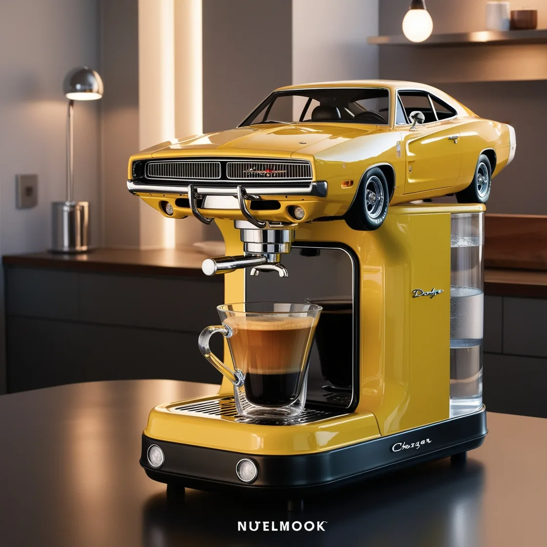 2038 Dodge Charger Inspired Coffee Maker