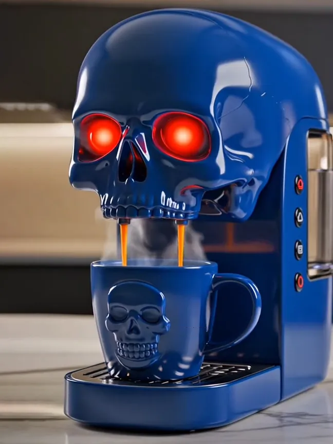 🔥Limited Time Offer💖Skull Coffee Makers(Includes skeleton coffee cup)