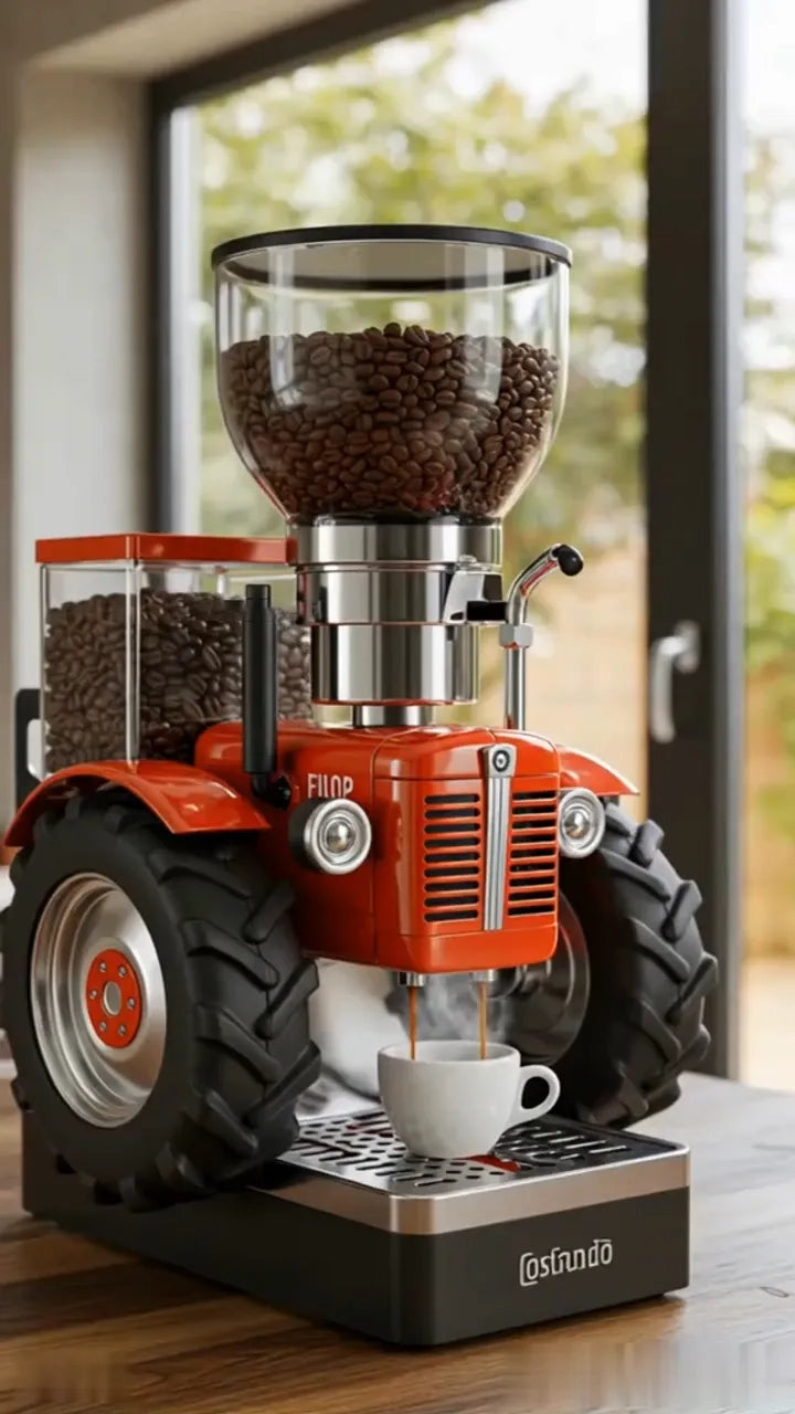 🔥Limited Time Offer💖Bold Design tractor Coffee Maker