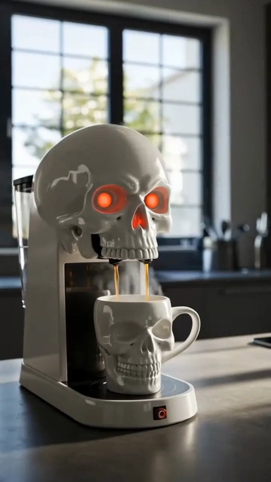 🔥Limited Time Offer💖Bold Design Skull Coffee Maker