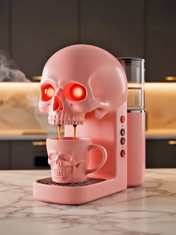 🔥Limited Time Offer💖Skull Coffee Makers(Includes skeleton coffee cup)