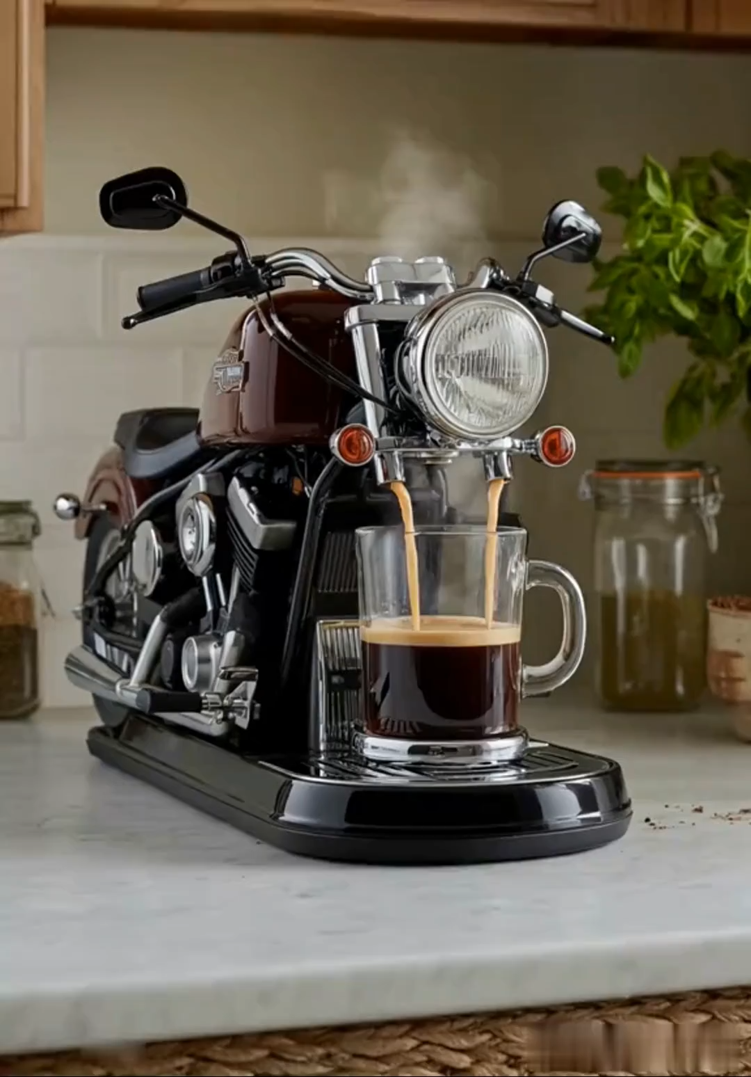 High-performance Motorcycle Coffee Maker