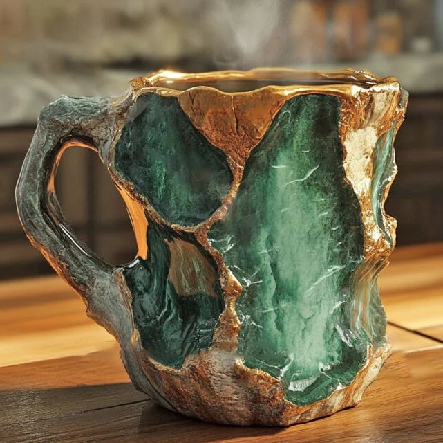 (🌲Early Christmas Sale ) ✨️2024 New Mineral Crystal Coffee Mugs