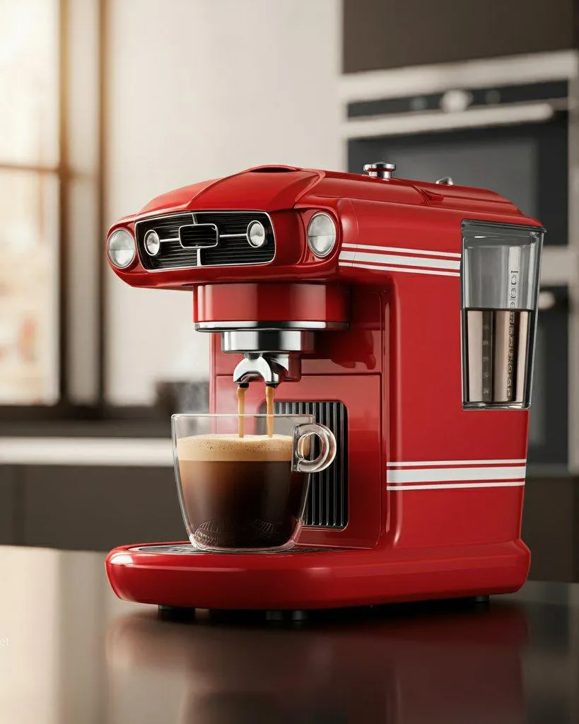 🔥Limited Time Offer💖High-performance Car Coffee Maker | Bold Design for Car Lovers’ Mornings