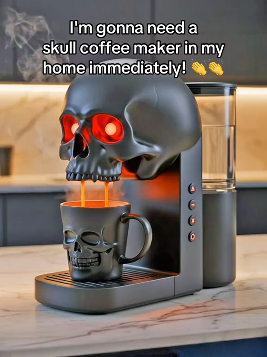 🔥Limited Time Offer💖Skull Coffee Makers(Includes skeleton coffee cup)