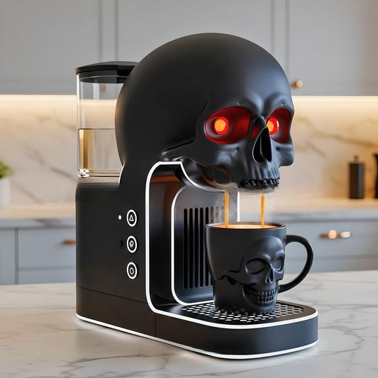 🔥Limited Time Offer💖Skull Coffee Makers(Includes skeleton coffee cup)