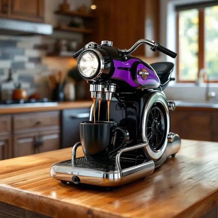 Iconic Harley Coffee Maker
