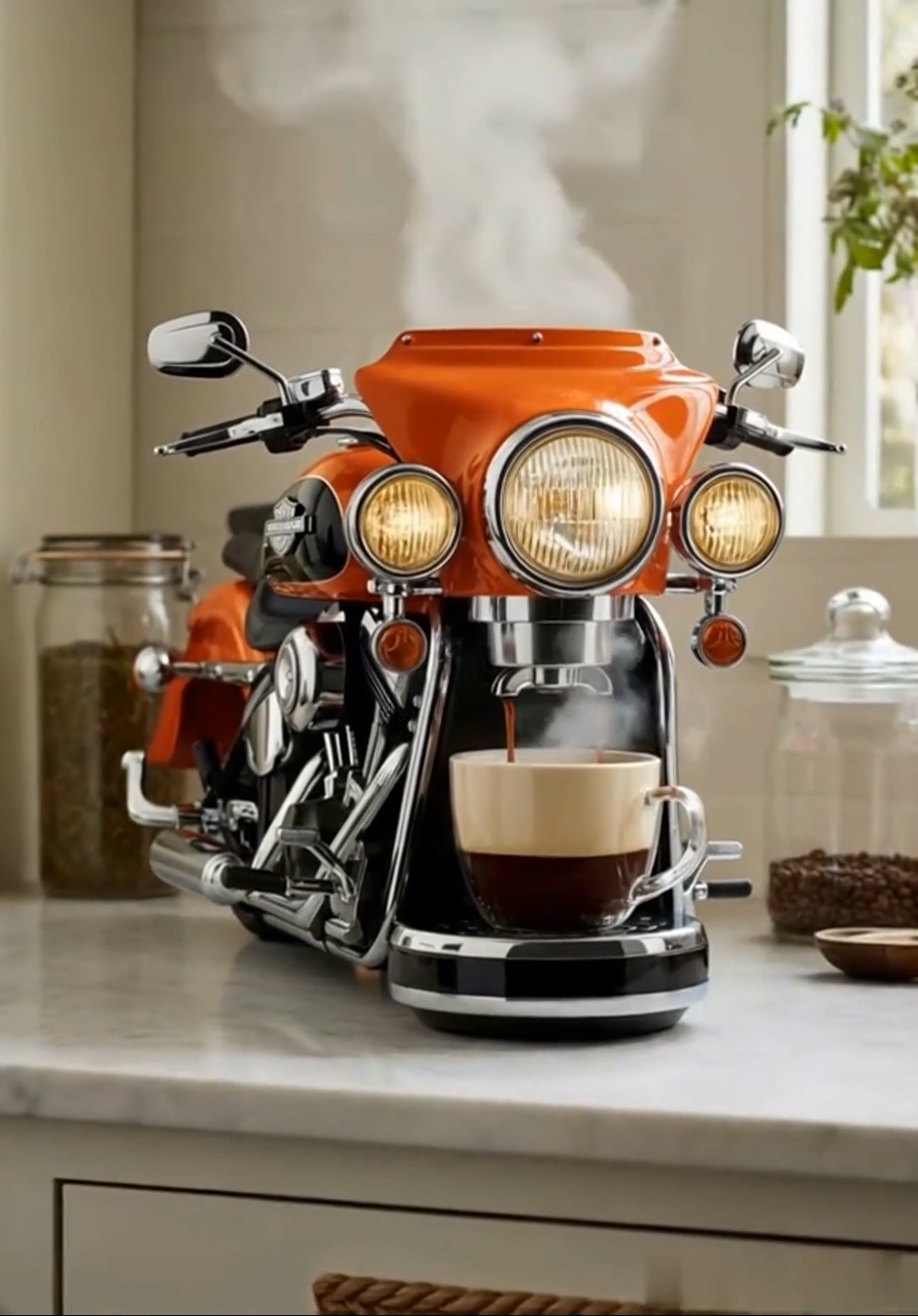 High-performance Motorcycle Coffee Maker