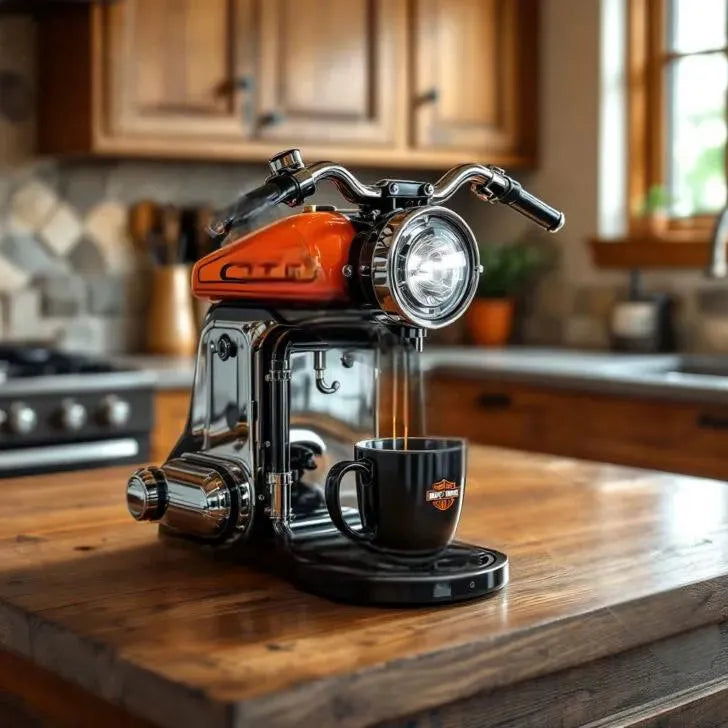 Iconic Harley Coffee Maker