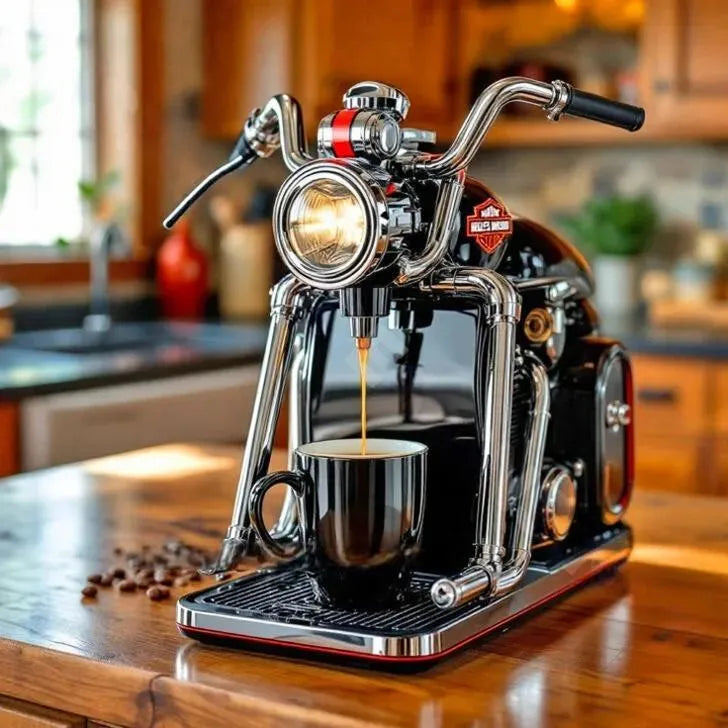 Iconic Harley Coffee Maker