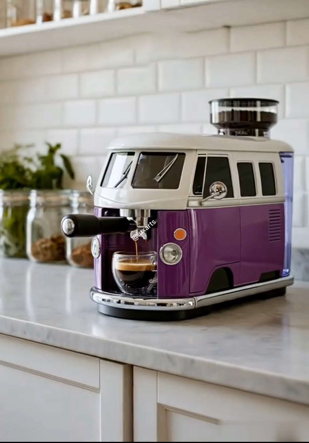 🔥Limited Time Offer💖Bus Car Coffee Maker | Bold Design for Car Lovers’ Mornings