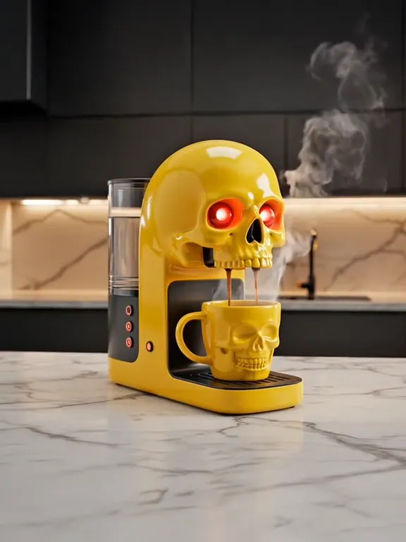 🔥Limited Time Offer💖Skull Coffee Makers(Includes skeleton coffee cup)