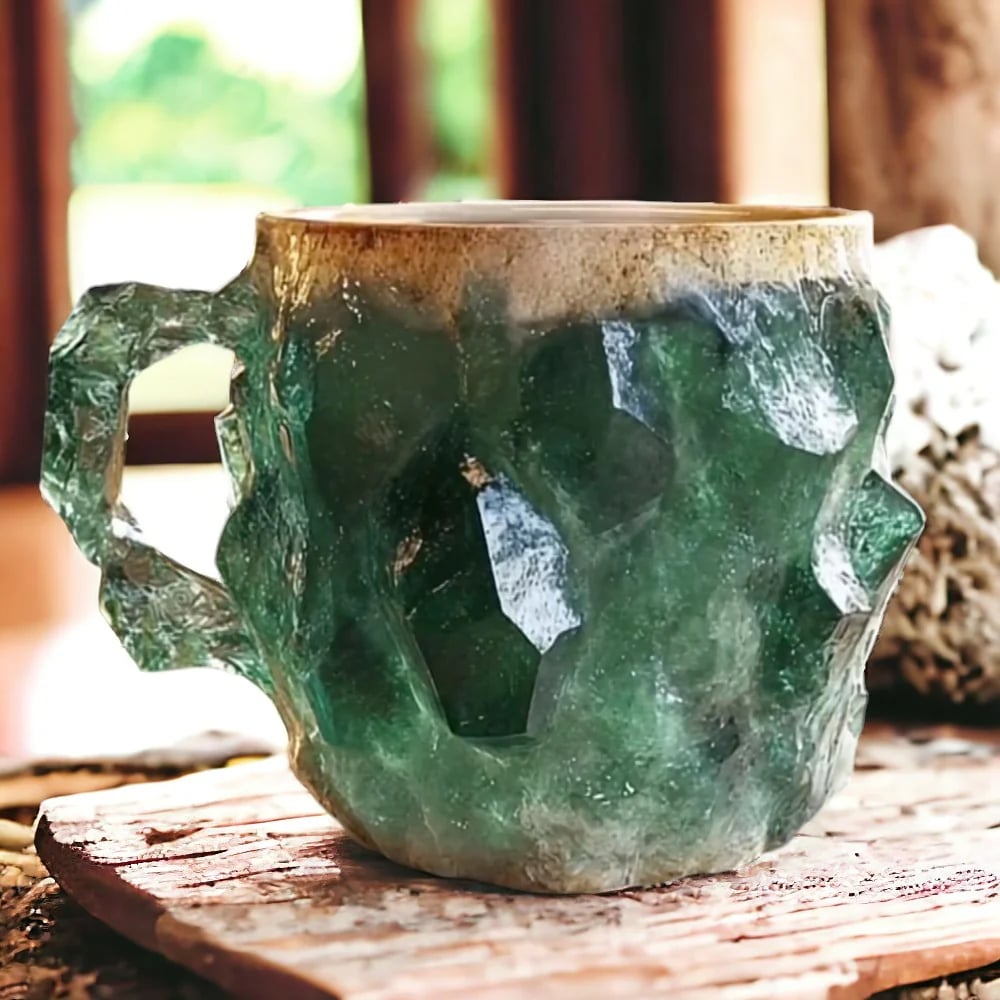 (🌲Early Christmas Sale ) ✨️2024 New Mineral Crystal Coffee Mugs