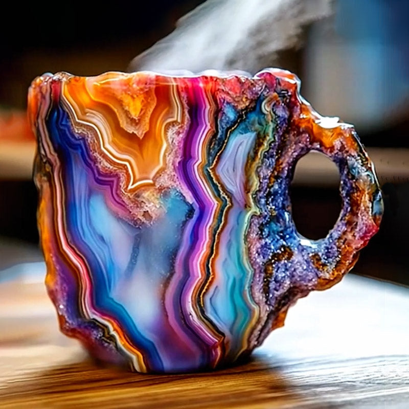 (🌲Early Christmas Sale ) ✨️2024 New Mineral Crystal Coffee Mugs