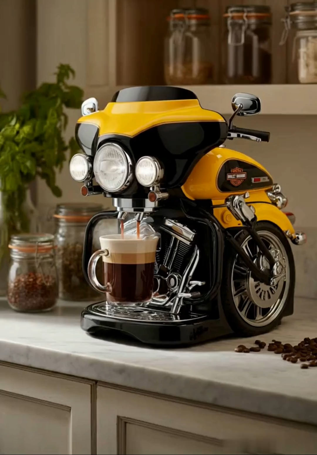 High-performance Motorcycle Coffee Maker