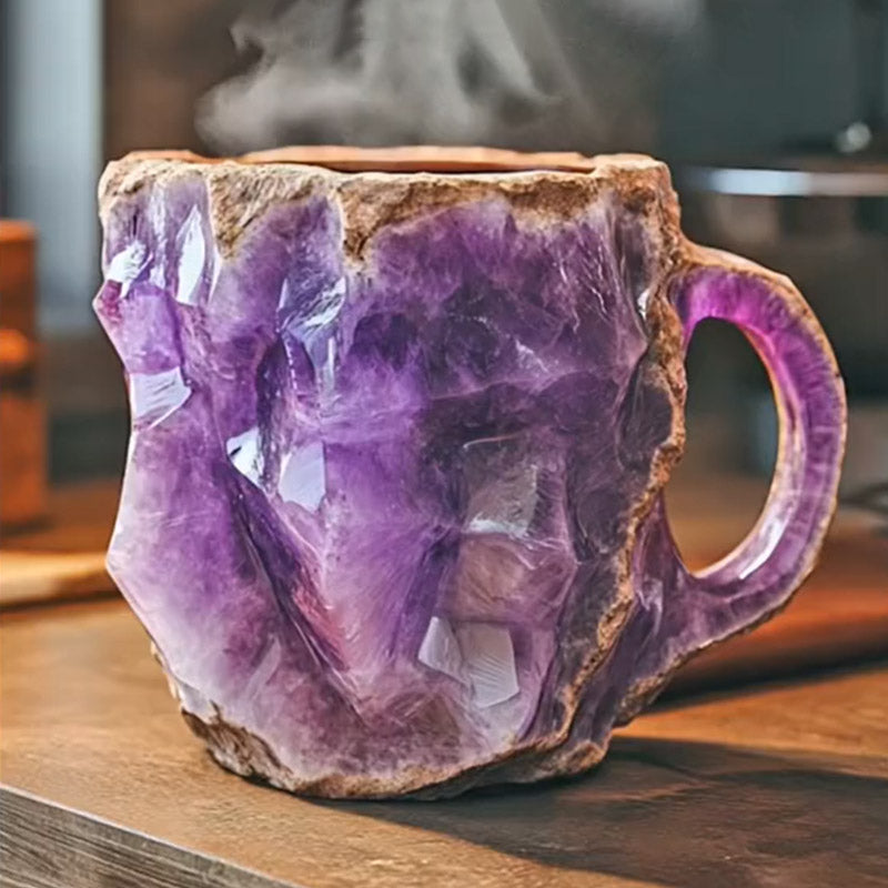 (🌲Early Christmas Sale ) ✨️2024 New Mineral Crystal Coffee Mugs
