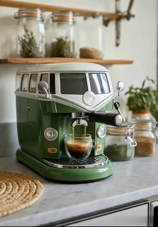 🔥Limited Time Offer💖Bus Car Coffee Maker | Bold Design for Car Lovers’ Mornings