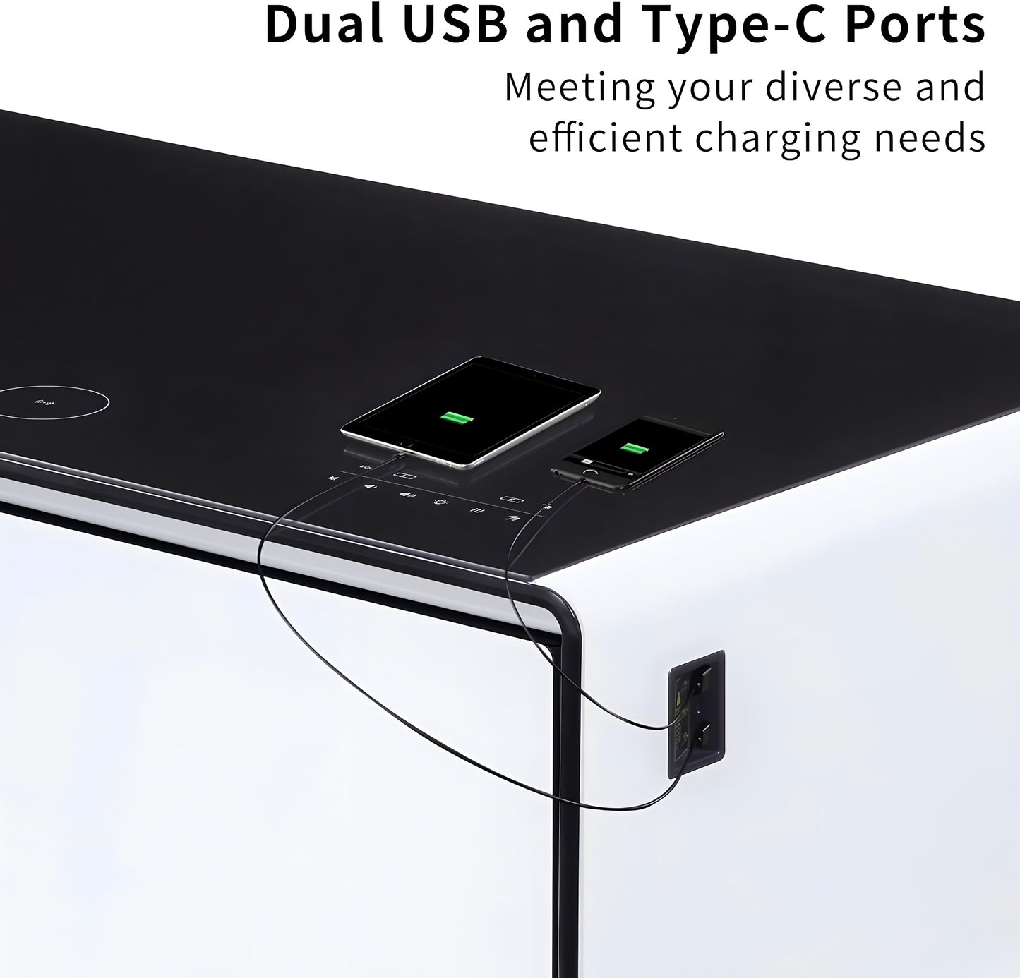 Modern Smart Coffee Table With Built-in Fridge