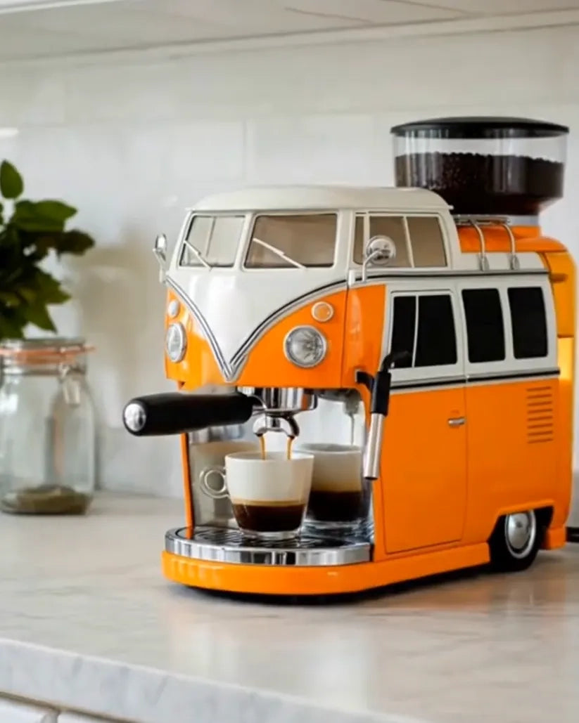 🔥Limited Time Offer💖Bus Car Coffee Maker | Bold Design for Car Lovers’ Mornings