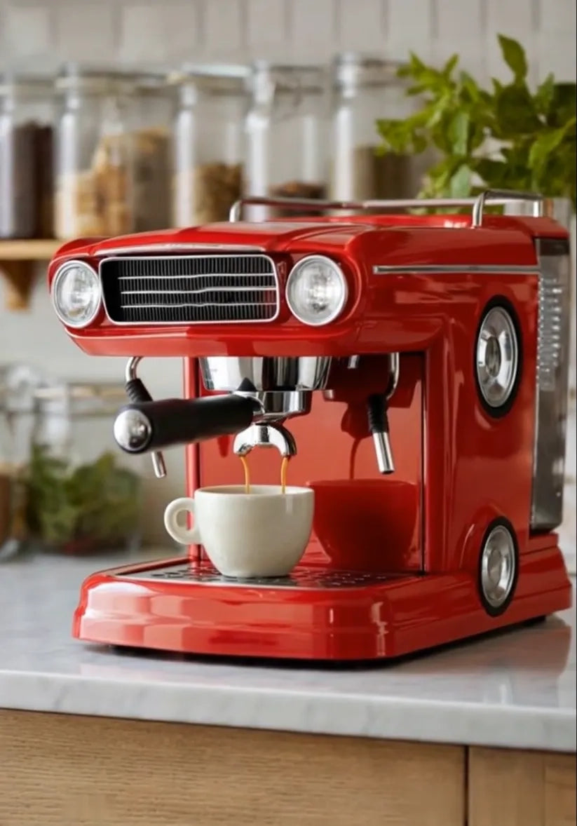🔥Limited Time Offer💖High-performance Car Coffee Maker | Bold Design for Car Lovers’ Mornings
