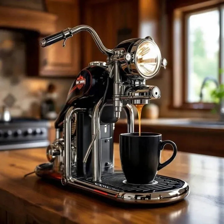 Iconic Harley Coffee Maker